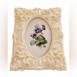 Ornate Cream Decorative Photo Frame - Unbranded